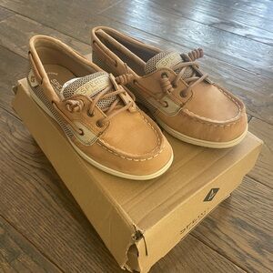 Sperry Unisex Child Shoresider Oat Boat Shoe NWT (box) (Little Big Kid) Size 3